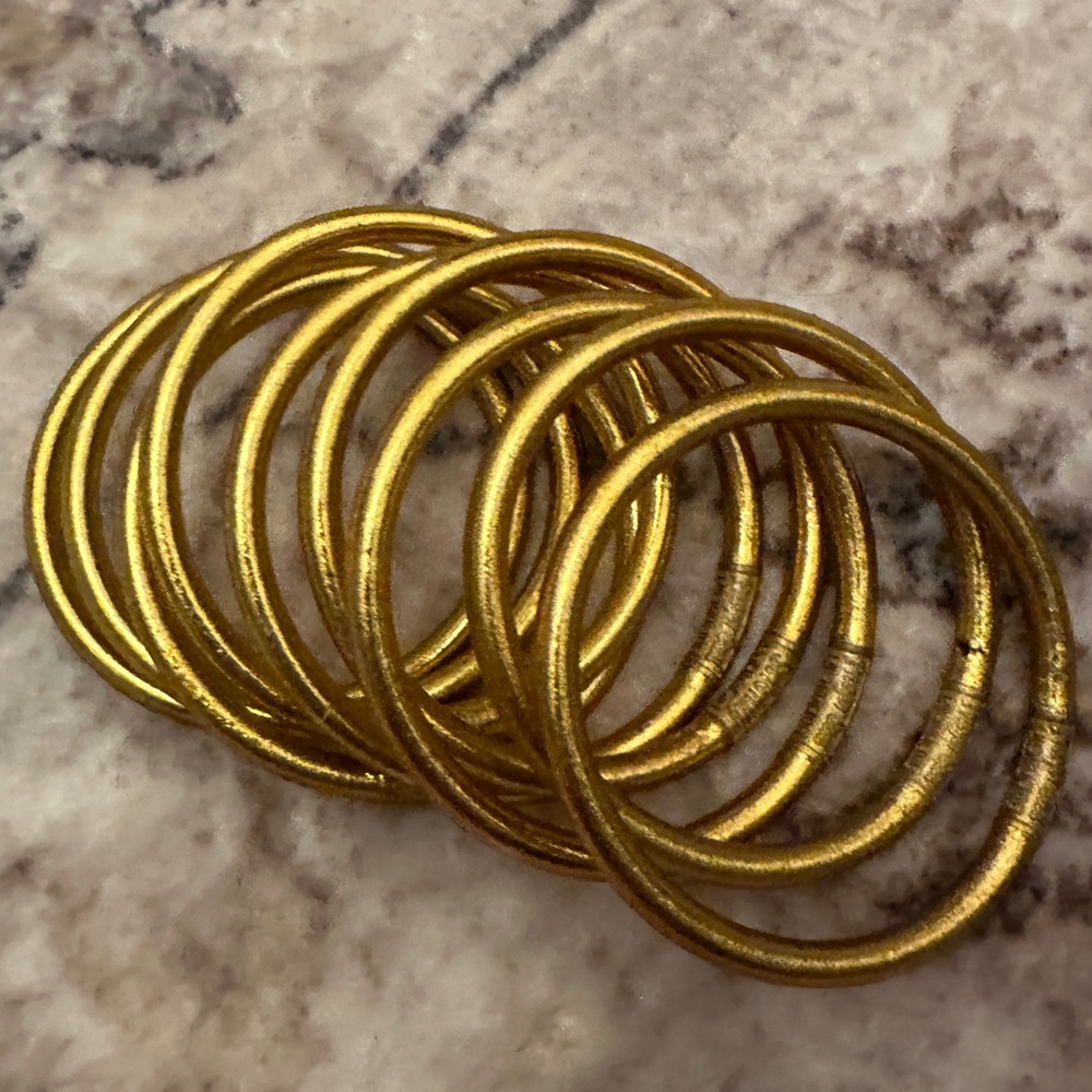 BUDHAGIRL all weather Gold Bracelet Set large